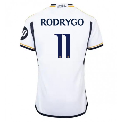 Pánský Fotbalový dres Real Madrid Rodrygo Goes #11 2023-24 Domácí Krátký Rukáv